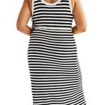 Nine West NWTs Womens 3X Plus Crochet Dress Black White Stripes Resort Summer Photo 1