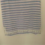 Eliza J  Blue and White Striped Linen Dress Photo 3
