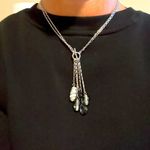 Lia Sophia EUC Myth Long Beaded Tassel Necklace Photo 0