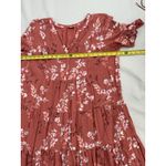 Ann Taylor Loft Outlet Women's Dress Pink/Coral Spring Blouson Dress Floral‎ Photo 4
