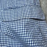 J Crew Lightweight Blazer Womens 6 Blue White Gingham 2 Button Jacket Classic Photo 10