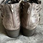 Fergalicious  Brown‎ Heeled Boots with Vintage Woven Detail Photo 9