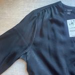 Alfani (NWT) Satin Long Sleeves V-neck Dress Size L Photo 3