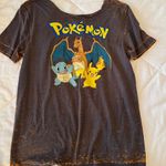 Pokémon POKEMON Charizard Dragon 🐉 Navy Orange Heathered T-Shirt Nintendo Photo 0