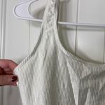 Jantzen NEW  women’s cream soft ribbed textured low‎ cut back one piece swimsuit Photo 1