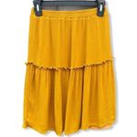 Charlotte Russe Charlotte‎ Russe Terry Cloth Gold Skirt Photo 0