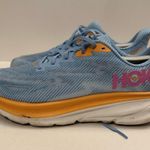 Hoka One One Clifton 9 “Airy Blue” Running Shoes Women's Size 11 Wide Blue Photo 3