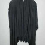 Cache  Wrap Cover-Up Sweater Gray Photo 4