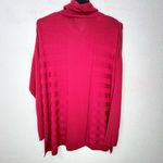 August Silk A XL Longline Pullover Y2K Dark Academia Draped Neck Burgundy Lagom Photo 5