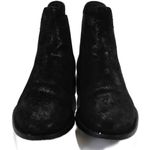 Jimmy Choo  Merril Wet Look Ankle Flat Boots Crystal Welt‎ Black Suede 37.5 Photo 1