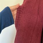 Barefoot Dreams  CozyChic Lite Cardigan in Deep Red Photo 4