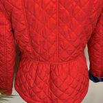 Talbots red quilted jacket Photo 4