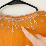 Vintage Juliet Dunn Tunic Dress Sz 2 Orange Photo 9