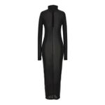 Isabel Marant NWT Vanessa Dress in black sheer jersey Sz 40 US Medium $695 Photo 4