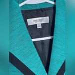Jones Studio  Teal Blazer with Black Accents Photo 1