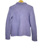 Talbots Merino Wool Cardigan Sweater Jacket Blazer Size PP Purple Classic Preppy Photo 3