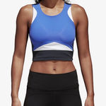 Adidas  Blue and White Sports Bra Photo 0