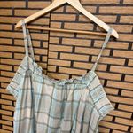 Old Navy Brown And Blue Plaid Tank Dress Size 4X Photo 3