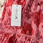 Jessica Simpson  Pink Floral Mini Skirt Photo 3