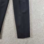 Moschino Couture Womens Tuxedo Pants 8 Black Wool Satin Trim Button Formal Dress Photo 6