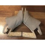 BCBGirls BCBG Girls Womens Leather Upper- Cork Heels Open Toe & Heel Sling Back Size 6.5 Photo 4