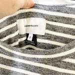 Current/Elliott Current Elliott The Slice Grey Stripe Oversized Long Sleeve Tee Size 0 Photo 4