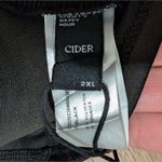 Cider  Plus 2x Black Tank Top Bustier Corset‎ One Shoulder Sparkle Sexy Photo 3