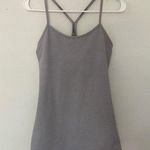 Lululemon  Power Y Tank *Luon Tonka Stripe Heathered Slate White Photo 1