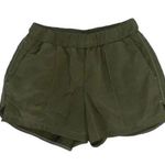 Zella Womens Olive Green Elastic Flowy High Waisted Casual Athletic Shorts Sz XS Photo 0