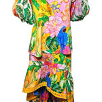 Alden Adair Sophia Santiago Set High Low Skirt Balloon Sleeve Top Size Large Photo 0