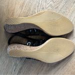 Stuart Weitzman  Black Patent Leather Wedge Sandal Low Heel Women’s Size 10.5 Photo 5