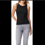 Paige Nwt  yuzu black cutout tank $140 minimalist classic designer boho revolve Photo 1