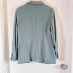 LL BEAN Jacket Blazer Wool Cashmere Modest Classic Light Blue Sz 8R Photo 1