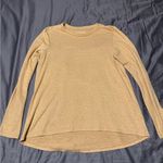 American Eagle  Outfitters Tan Relaxed High Low Sweatshirt Photo 0