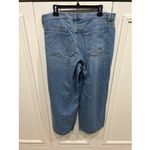 Old Navy  Women's Baggy Wide Leg Jeans Size 14 Mid Rise Blue Drapey Denim Photo 1
