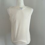Talbots  Butter Yellow Sleveless Top sz PM/M Photo 3