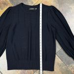 Ralph Lauren Lauren Black Puff Long Sleeve Sweater XL Photo 9