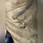 Kathy Van Zeeland Studded Olive Green/Gold Speckled Y2k Messenger Crossbody Bag Photo 8