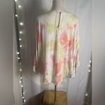 CARAMELA Relaxed Pink and Yellow Blouse Photo 1