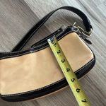 Dooney & Bourke Cream Brown Trim Small Patent Purse J6423747 Photo 10