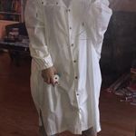 White puffy long jacket. S Photo 2