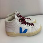 VEJA  MINOTAUR FURED LEATHER WHITE EGEE high top 9 Photo 4