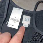Gap ‎ Black Lace Cami Dress Size M NWT Photo 4