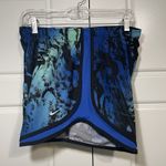 Nike Running Shorts Abstract Print Blue Black Athletic Gym Activewear Photo 5