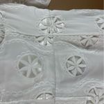 True Decadence Size 10 Daisy Floral Embroidered Boho Cap Sleeve Retro Maxi Dress White Photo 3