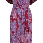 Diane Von Furstenberg  Aba Wrap-Effect Printed Crepe Midi Dress Photo 1