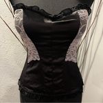 Blush 🌸 BLACK AND PINK LACE CORSET SIZE LARGE🌸 Photo 1
