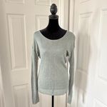 White House | Black Market Light Sea Foam Green Sweater Photo 1