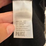 Paige Women's Black Adalie Ruffle T-Shirt Dress Size Small S Pullover Stretchy Photo 6