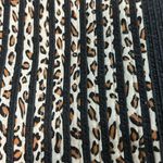 Sun n Sand Vertical Striped Leopard Print‎ Bag Tote Handbag Purse Shoulder Strap Brown Photo 1